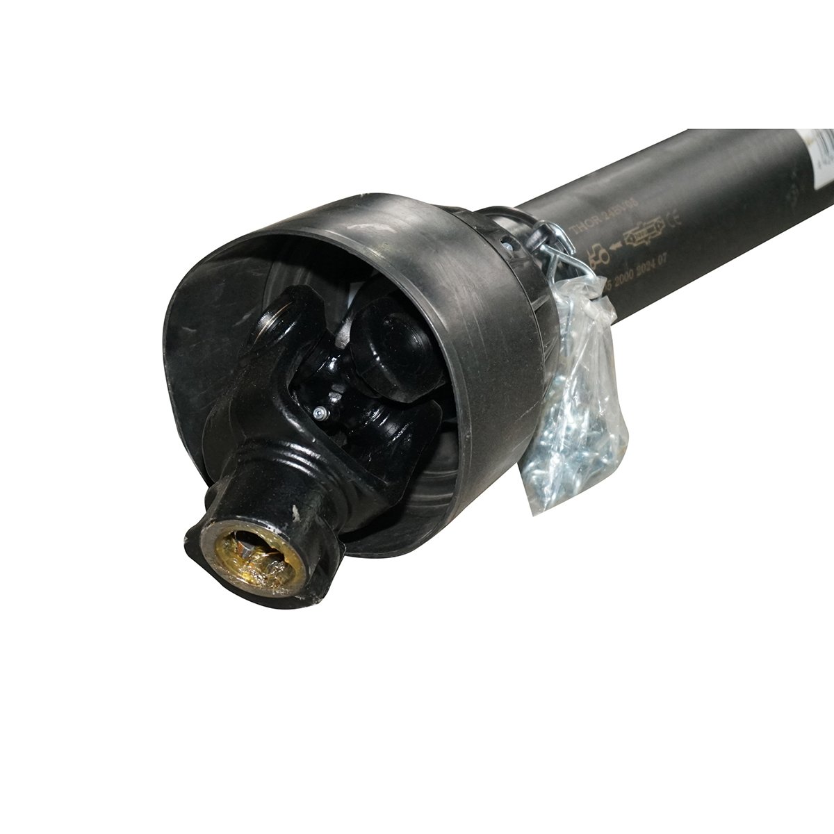Cardan 2000 mm T5 cu ambreiaj compus din 2 discuri cruce 30,2x80 (teava triunghiulara) 1 3/8 Z=6